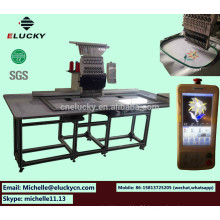 2015 Elucky computer embroidery machine price/cap embroide with cheap price and high speed EG1206C